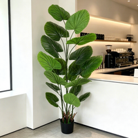 Großhandel Hochzeitsdekoration & Zubehör Künstliche Plastik-Fächerpalme Künstlicher Baum Kommerzielle Landschaftsgestaltung Bar-Event-Dekorationen