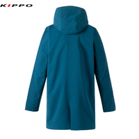 Veste coupe-vent Kippo 2.5 couches pour hommes grande taille imperméable à l'eau fermeture à glissière bombardier coupe-vent avec fermeture durable