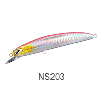 Leurre Minnow Jerkbait NOBEY imprimé pour eau salée avec connexion hyperacoustique, yeux 3D, action de coulée lente pour la pêche en lac et en mer