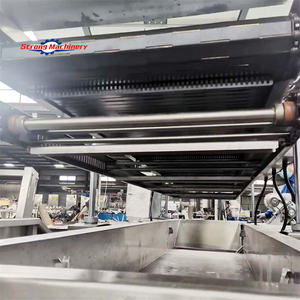 Machine à frire les pois à rouleaux de printemps friteuse à convoyeur continu - Product Image 5