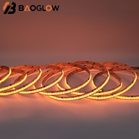 Bande LED flexible anti-éblouissement 576 LED 18W/M RGB dimmable pour usage résidentiel et commercial, éclairage LED COB pour la décoration intérieure