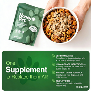Suplemento <span class=keywords><strong>de</strong></span> Alimentos Superiores para <span class=keywords><strong>Perros</strong></span>, Polvo <span class=keywords><strong>de</strong></span> Vegetales para la Salud Dental, Longevidad, Articulaciones, Intestino, Alergias, Inmunidad, Piel y Pelaje - Product Image 5