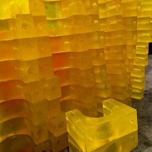 Pièces diverses en polyuréthane moulé par injection industrielle personnalisées CHUANG AO, y compris des formes de coussinets antichoc durables en caoutchouc - Product Image 4