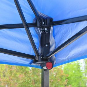 Tente pliante élégante 3x3m pour événements extérieurs, pavillon de jardin pour mariage ou fête, avec tissu Oxford imperméable et protection UV - Product Image 4