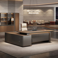 Table de réunion de direction 1,6 m, bureau de direction moderne et durable avec tiroir de rangement, en MDF, garantie 3 ans