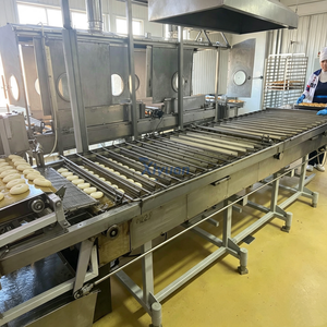 Friteuse à beignets électrique chauffante à retournement automatique, 5000 pièces par heure, pour usine <span class=keywords><strong>de</strong></span> snacks commerciale - Product Image 3