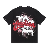 T-shirt à manches courtes surdimensionné ultra imprimé MIXED EMOTION, tendance streetwear, incontournable pour homme