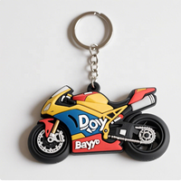 Tous types de porte-clés en gros, porte-clés personnalisés en PVC souple 3D pour cadeaux promotionnels