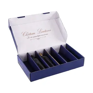 30x20x8cm 3 Fluter wine Boxes High Quality Corrugated Paper B