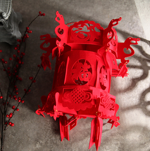 Đèn Lồng Nỉ Đỏ Trung Quốc Trang Trí Cho Năm Mới Trung Quốc - Product Image 6