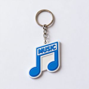Llaveros Personalizados con Palabras, Llavero <span class=keywords><strong>de</strong></span> Instrumento Musical, Llaveros, Anillos para Llaves, Logotipo Personalizado - Product Image 2