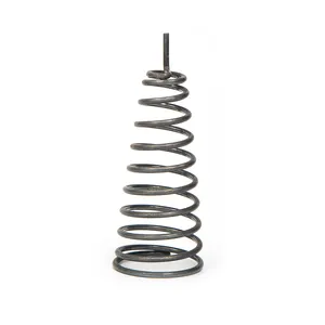 Custom Metal Shaped Wire Bending Forming Spiral Spring Parts Conical Compression Tower Spring for Button Cone Spring