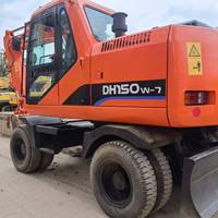 Obral DOOSAN DH60 mesin penggerak Usedearth traktor bekas dengan harga murah ekskavator roda