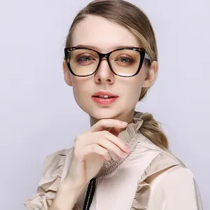 Armazon-gafas de sol transparentes con ojos de gato para mujer, lentes ópticas TR90 personalizadas, graduadas, 2022, 2023, con luz azul, venta al por mayor