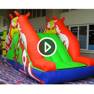 Inflatable Kangaroo Bouncy Slide Bouncer Small Bounce House Slides For Sale