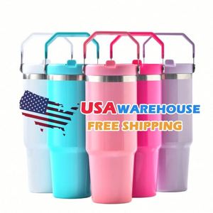 30 Oz Tumbler Double Walled Insulated Cup 30Oz Travel Sublimation Mug With Handle - Product Image 1