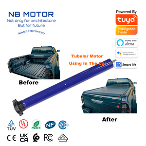 Moteur de <span class=keywords><strong>volet</strong></span> <span class=keywords><strong>roulant</strong></span> NB MOTOR 45 mm DC, moteur tubulaire motorisé avec télécommande pour <span class=keywords><strong>coffre</strong></span> de voiture - Product Image 2