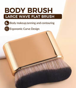 Brochas de Maquillaje Profesionales Individuales de Alta Calidad, Veganas, para Contorno Facial Linfático, con Base de Rubor Personalizada - Product Image 4