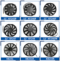 Usine en gros plus grand ventilateur de radiateur universel 12 volts ventilateur de condenseur longue durée 12 pouces