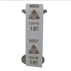 Vente en gros d'usine, papier toilette personnalisé <span class=keywords><strong>pour</strong></span> fête de 18e anniversaire, cadeau amusant et original, <span class=keywords><strong>blague</strong></span> imprimée, rouleau de papier toilette - Product Image 3