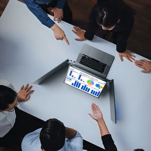 Dépliez l'écran portable de 14 pouces et vous pouvez tout contrôler, de l'investissement, de la programmation à la création. - Product Image 4