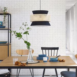 Lámpara Colgante de Ratán Hecha a Mano de Nueva Tendencia, Lámpara Colgante de Bambú Tejida de Estilo Chino para el Hogar, Cafetería, Restaurante, Hotel - Product Image 5