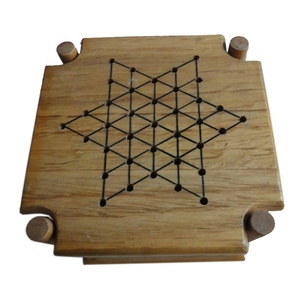 Mini pedine da viaggio in legno <span class=keywords><strong>gioco</strong></span> Mini <span class=keywords><strong>dama</strong></span> - Product Image 4