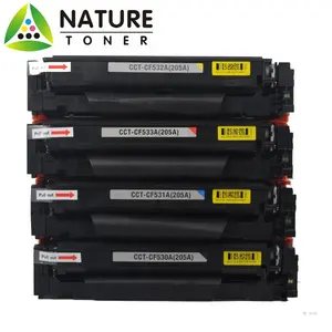 CF530A, CF531A, CF532A, CF533A совместимый тонер картридж 205A Тонер для HP Pro MFP M180n, M181fw