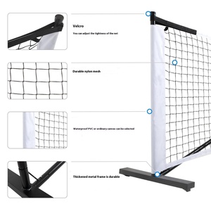 Filet de tennis de haute qualité cour extérieure intérieure filet de balle de cornichon professionnel 22ft filet de pickleball Portable avec sac de transport - Product Image 4