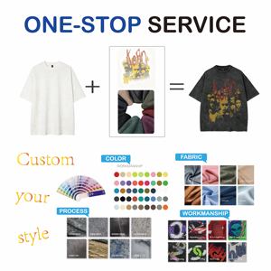 T-shirt da uomo in 100% cotone 180GSM, vestibilità casual ampia, in maglia, <span class=keywords><strong>design</strong></span> neutro, personalizzabile con logo stampato e ricamato, consegna rapida - Product Image 5