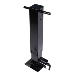Cric de remorque robuste 12000 lb à tube carré latéral avec cric à jambe déployable, course de 28 pouces et goupille latérale avant pour camping-cars et remorques à chevaux - Product Image 3