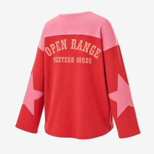 Pull de hockey personnalisé en tricot gaufré, col en V, manches rayées, nom et numéro personnalisés, pull de sport - Product Image 5