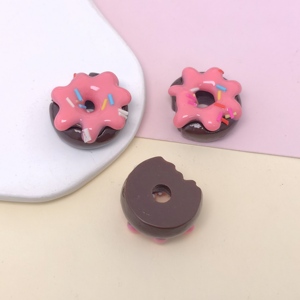 100 Piezas Surtidas de Resina Plana con Forma de Donut, Caramelo, Helado, Galleta para Slime, Adornos para Pinzas de Pelo, Decoración de Fundas de Teléfono y Scrapbooking - Product Image 6