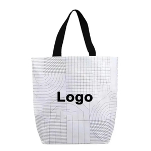 Sac de courses personnalisé en RPET laminé double face, écologique, personnalisable, sac fourre-tout moyen en non-tissé, utilisation en supermarché - Product Image 6