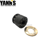 Yanny 2667833 266-7833 kipas Motor Kit kipas pompa Motor datar sembilan lubang Plunger tembaga kepala untuk ekskavator E330D