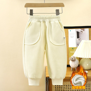Inverno nuovi ragazzi imbottiti imbottiti da bambina caldi <span class=keywords><strong>pantaloni</strong></span> della <span class=keywords><strong>tuta</strong></span> all'ingrosso <span class=keywords><strong>pantaloni</strong></span> da jogging abbigliamento per bambini - Product Image 3
