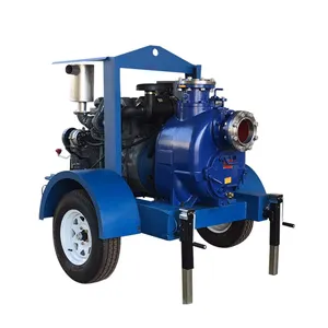 6 Zoll High Suction Lift Dieselmotor Entwässerung pumpe mit Vakuums ystem