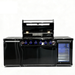 Mueble de Almacenamiento Modular Independiente para Cocina Exterior, de Acero Inoxidable, Resistente al Agua - Product Image 1