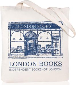 Andeiltech – sac fourre-tout en toile, esthétique, mignon, vintage, sac à bandoulière pour livres, cadeaux, sacs d'épicerie réutilisables pour femmes - Product Image 1