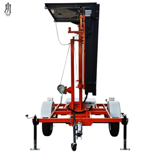 لافتة LED ملونة تعمل بالطاقة الشمسية مثبتة على المقطورة لإشارات المرور للشاحنات مصنوعة من المعدن المتين - Product Image 3