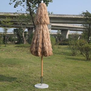 <span class=keywords><strong>Parasol</strong></span> de jardin moderne sur mesure de haute qualité en <span class=keywords><strong>paille</strong></span> tressée avec base, idéal pour l'hôtellerie, imperméable - Product Image 5