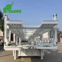 Double plancher Interlink Acier Châssis Pont Transport Auto Véhicules Remorques Voitures Camion Porte-voiture Semi-remorque
