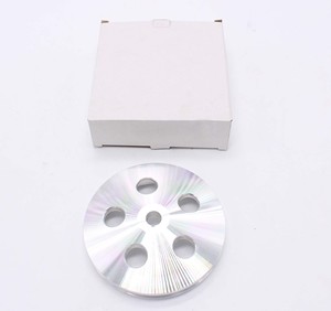 Pour Chevy Gm Aluminium 1 V Groove Poulie de direction assistée Satin (1/8 "<span class=keywords><strong>Keway</strong></span>) PCE240.1001 VA1731 - Product Image 2