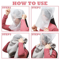 Capuchons de protection écologiques pour essayage de vêtements, en non-tissé doux, anti-taches, pour cabines d'essayage - Fabricant