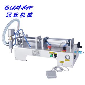 Roestvrijstalen Stromende Vloeistofvulmachine Pomp Vloeibare Sapolie Kleine Flesvulmachine 100-1000Ml - Product Image 2