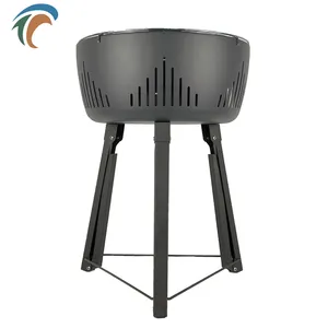 Small Outside Charcoal Bbq Grill Portable Folds Foldable Good Used Indoor Black Metal Customized Hot sales new bbq grills