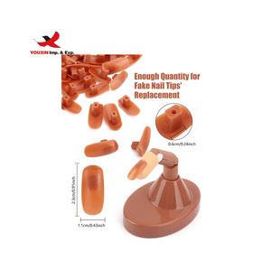 Mano de Práctica para Uñas Acrílicas HQ Mixed Proc Discount, Mano de Práctica para Arte de Uñas con Dedos Ajustables y 100 Piezas - Product Image 5