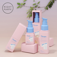 LAR Series 30ml50ml 60ml 80ml 100ml 120ml 150 Carré Cosmétique Plastique Givré Bouteille Vide Pulvérisation Pompe Bouteille de Lotion pour Soins de la Peau