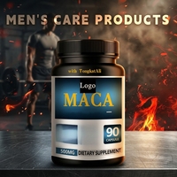 Pilules de bien-être pour hommes en marque privée OEM, capsules d'huître, de ginseng et de maca, soutien naturel à l'énergie et à l'endurance masculine, complément alimentaire