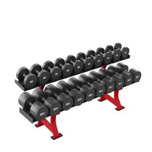 Negozio di vendita caldo 10 paia di manubri ordinatamente con questo pesante Rack perfetto per la casa e le palestre commerciali - Product Image 5